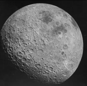 Apollo 16 image of the lunar farside