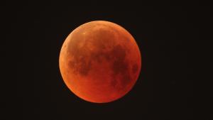 Eclipsed Moon