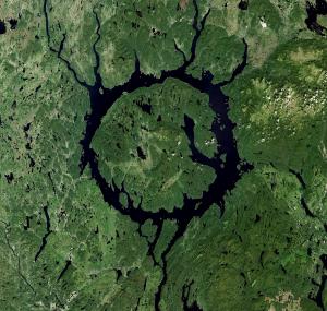 manicouagan crater, quebec