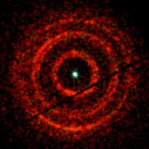 X-ray image of light echoes from V404 Cygni