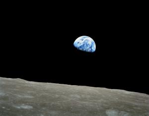 Earthrise above the Moon, Apollo 8, December 24, 1968