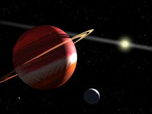 Artist's concept of Epsilon Eridani b, one of the closest exoplanets to Earth