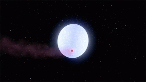 the super-heated planet KELT 9b orbits its star