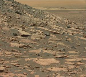 Curiosity rover view of Mars, February 10, 2017