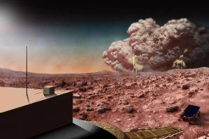 dust storm on Mars