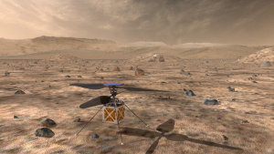 Artist's concept of the Mars 2020 helicopter