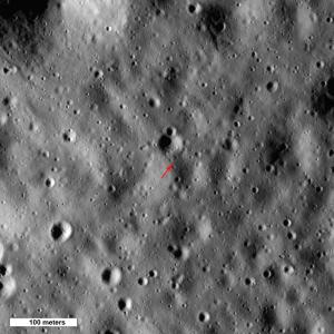 Selenean Summit, the highest point on the Moon