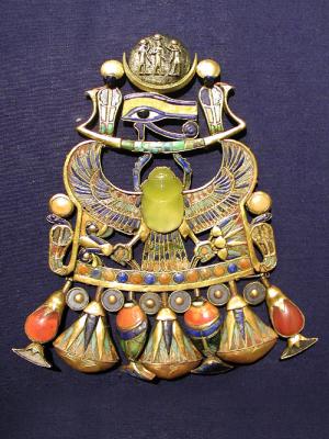 pectoral worn by King Tutankhamen