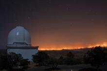 Wildfire at McDonald Observatory, 2011