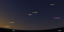 Dawn alignment, mid-June 2022