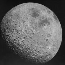 Apollo 16 image of the lunar farside