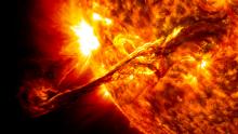 Coronal mass ejection from the Sun