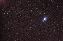 Canopus, the second-brightest star in the night sky, from the space station