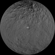 Dawn view of Ceres