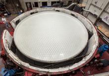 one of the seven mirrors of the giant magellan telescope