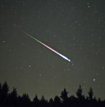 leonid meteor, 2009