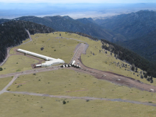 Artist's concept of completed Magdalena Ridge Observatory Interferometer