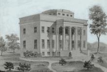 Original Cincinnati Observatory building, dedicated in 1843