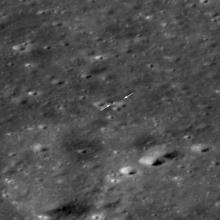 LRO view of Chang'e-4 and Yutu