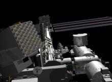 NICER X-Ray Telescope Attached to International Space Station