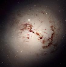 A Hubble Space Telescope view of the galaxy NGC 1316