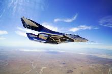 first flight from New Mexico of Virgin Galactic rocket