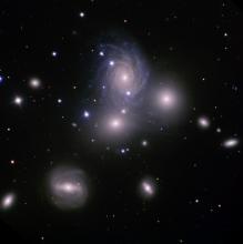 Gemini Observatory image of VV 166 galaxy group