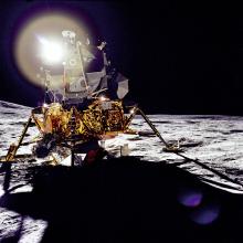 Antares, the Apollo 14 lunar module, at Fra Mauro