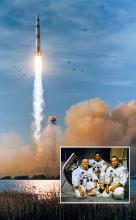 Apollo 8 launch and flight crew