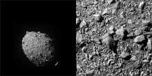 final images of moonlet Dimorphos from DART spacecraft