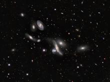 Copeland's Septet, a collection of galaxies