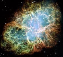 Hubble view of the Crab Nebula