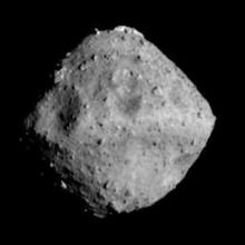 Hyabusa-2 view of asteroid Ryugu, June 24, 2018