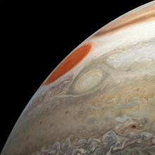 Juno view of Jupiter's Great Red Spot, Oval BA