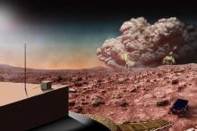 dust storm on Mars