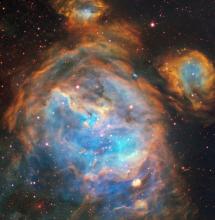 A stellar nursery in the Large Magellanic Cloud