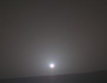 Sunrise on Mars, February 16, 2018