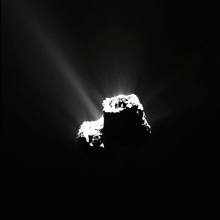 Images of Comet Churyumov-Gerasimenko on August 12