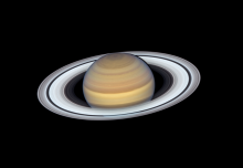 2019 Hubble Space Telescope view of Saturn and its rings