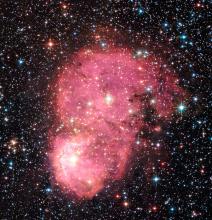 Hubble Space Telescope view of NGC 248 in the Small Magellanic Cloud