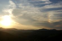 Sunset over the Davis Mountains