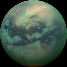 Cassini infrared view of Titan