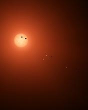 Trappist-1 and its seven known planets