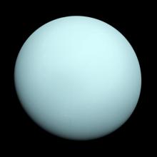 Voyager 2 image of Uranus