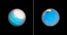 Hubble Space Telescope views of Uranus, Neptune