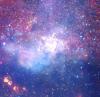 A swirl of stars at the center of the Milky Way contains a supermassive black hole